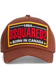 DSQUARED2 Cappello da baseball con applicazione - Marrone