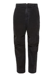 DSQUARED2 Jeans dritti con placca logo - Nero