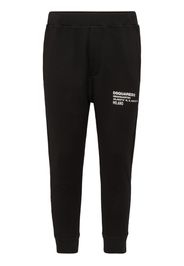 Dsquared2 Pantaloni sportivi slim con stampa - Nero