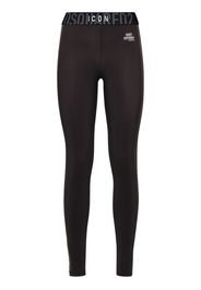 Dsquared2 Leggings con banda logo - Nero