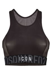 Dsquared2 Reggiseno con motivo Icon - Nero