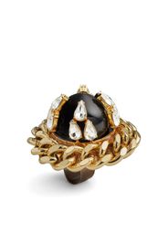 DSQUARED2 Anello con cristalli - Oro