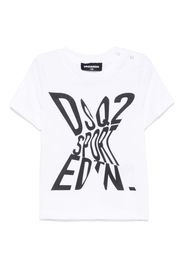 DSQUARED2 KIDS logo-print T-shirt - Bianco