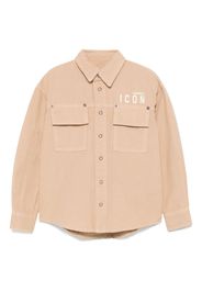 DSQUARED2 KIDS logo-print shirt - Toni neutri