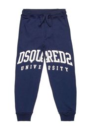 DSQUARED2 KIDS Pantaloni sportivi con stampa - Blu