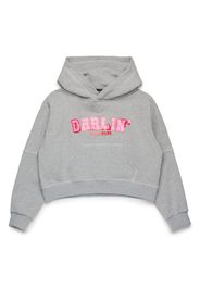 DSQUARED2 KIDS Felpa Darlin' con stampa - Grigio