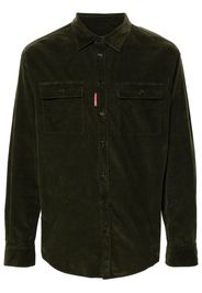 Dsquared2 corduroy cotton shirt - Verde
