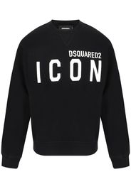 DSQUARED2 logo print sweatshirt - Nero