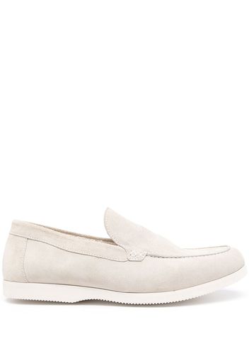 DUKE & DEXTER Drake suede loafers - Bianco