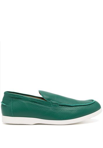 DUKE & DEXTER slip-on leather loafers - Verde