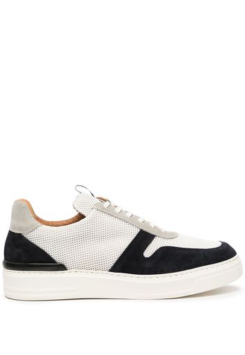 DUKE & DEXTER high-top lace-up trainers - Bianco