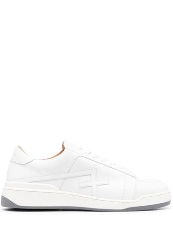 DUKE & DEXTER Space leather low-top sneakers - Bianco