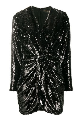 twisted sequin dress