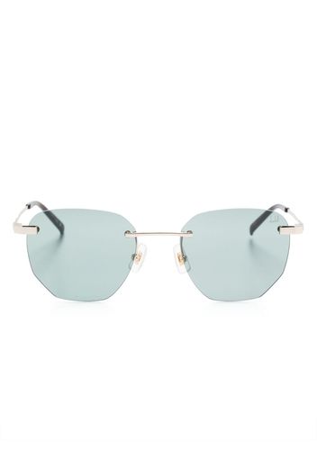 Dunhill geometric-frame sunglasses - Oro
