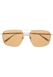 Dunhill Occhiali da sole modello aviator - Oro