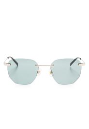 Dunhill geometric-frame sunglasses - Oro