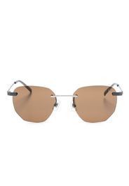 Dunhill geometric-frame sunglasses - Grigio