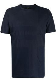 Dunhill T-shirt girocollo con effetto jacquard - Blu