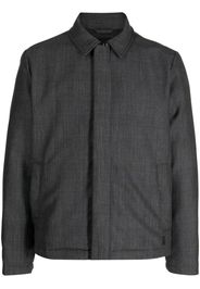 Dunhill plaid-check pattern shirt jacket - Grigio