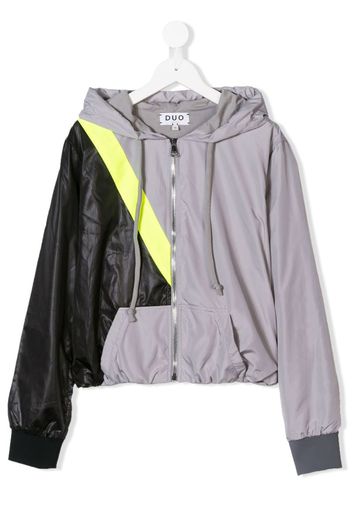 TEEN colour block jogging jacket