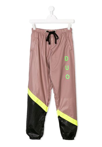 Pantaloni della tuta con design color block