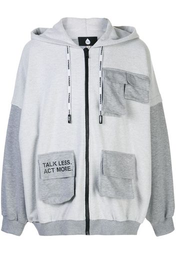 Talk Less Act More hooded jacket