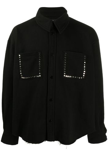 Camicia oversize con decorazione