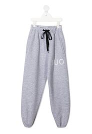 logo print track pants