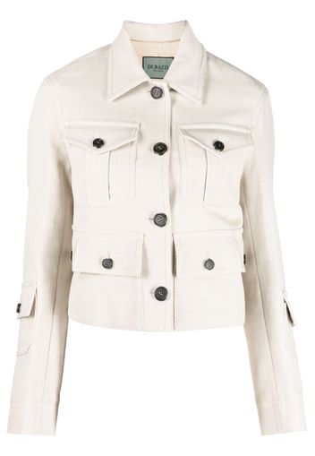 Durazzi Milano multi-pocket cropped jacket - Toni neutri