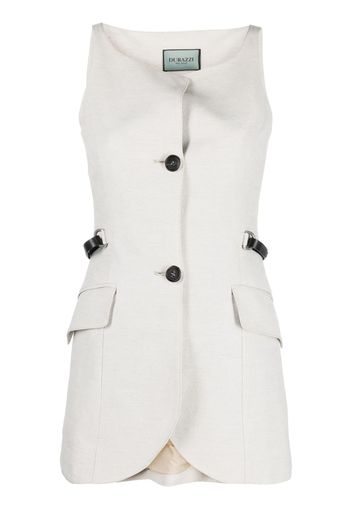 Durazzi Milano button-fastening sleeveless waistcoat - Toni neutri