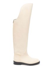 Durazzi Milano suede riding boots - Toni neutri