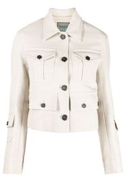 Durazzi Milano multi-pocket cropped jacket - Toni neutri