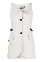 Durazzi Milano button-fastening sleeveless waistcoat - Toni neutri