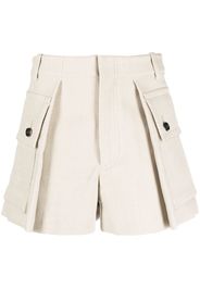 Durazzi Milano pocket-detail tailored shorts - Toni neutri