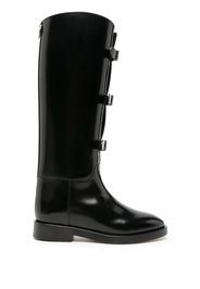 Durazzi Milano buckled leather boots - Nero