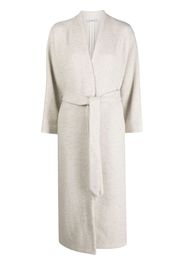 Dusan virgin wool-cashmere belted coat - Toni neutri