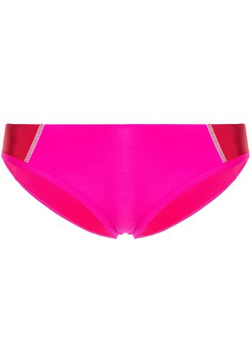 Duskii Ella two-tone bikini bottom - Rosso