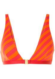 Top bikini a righe diagonali Salsa