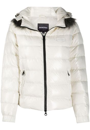 hooded padded jacket