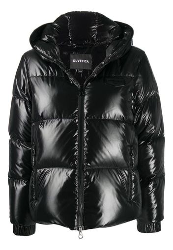 hooded puffer jacket