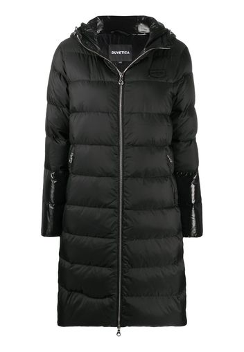 hooded padded coat