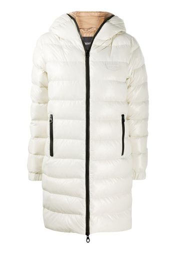 hooded puffer jacket