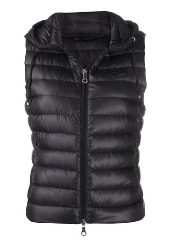 padded hooded gilet