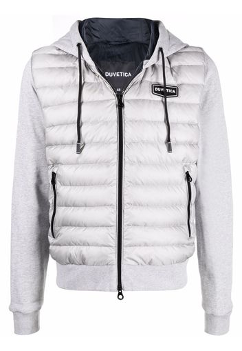 Duvetica padded feather-down sweatshirt jacket - Grigio