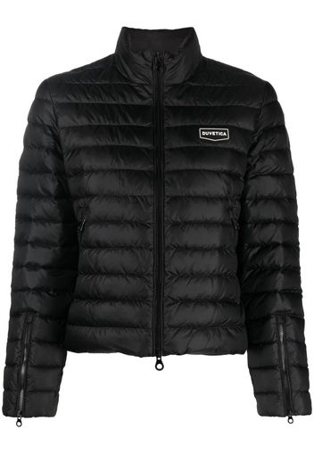 Duvetica quilted zipped padded jacket - Nero