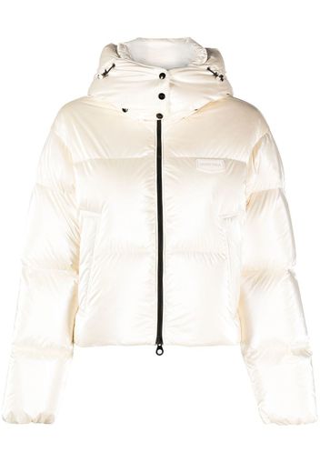 Duvetica Diadema hooded puffer jacket - Toni neutri