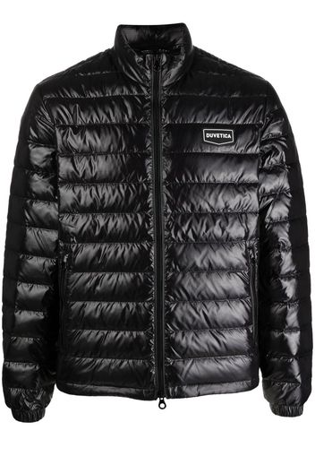 Duvetica glossy-finish padded jacket - Nero