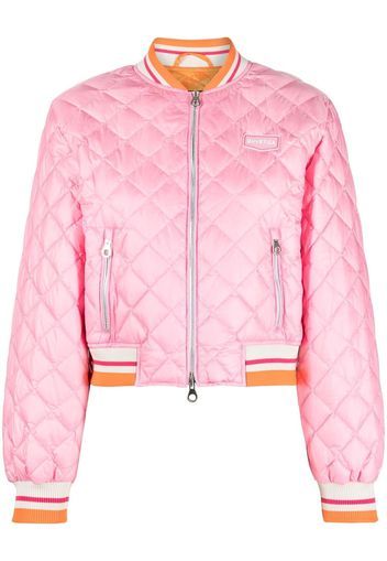 Duvetica diamond-quilted bomber jacket - Rosa