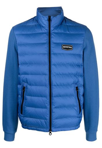 Duvetica logo-patch padded jacket - Blu