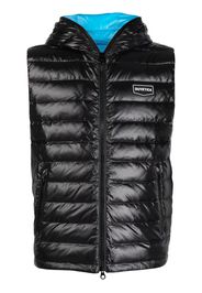 Duvetica logo-patch padded gilet - Nero